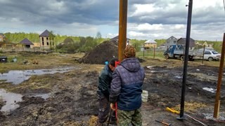 Заказать монтаж винтовых свай в Батайск - цена под ключ с доставкой от 1853 шт