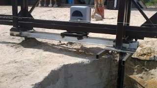 Купить сваи для ворот в Батайск. Заказать ворота на сваях под ключ от 21616 руб